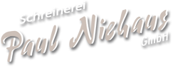Logo - SCHREINEREI PAUL NIEHAUS GMBH aus Rhede