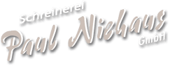 Logo - SCHREINEREI PAUL NIEHAUS GMBH aus Rhede